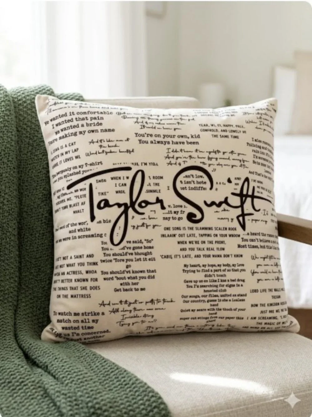 Taylor Swift Eras Tour Pillow • Cottagecore Academia Midnights Merch 16